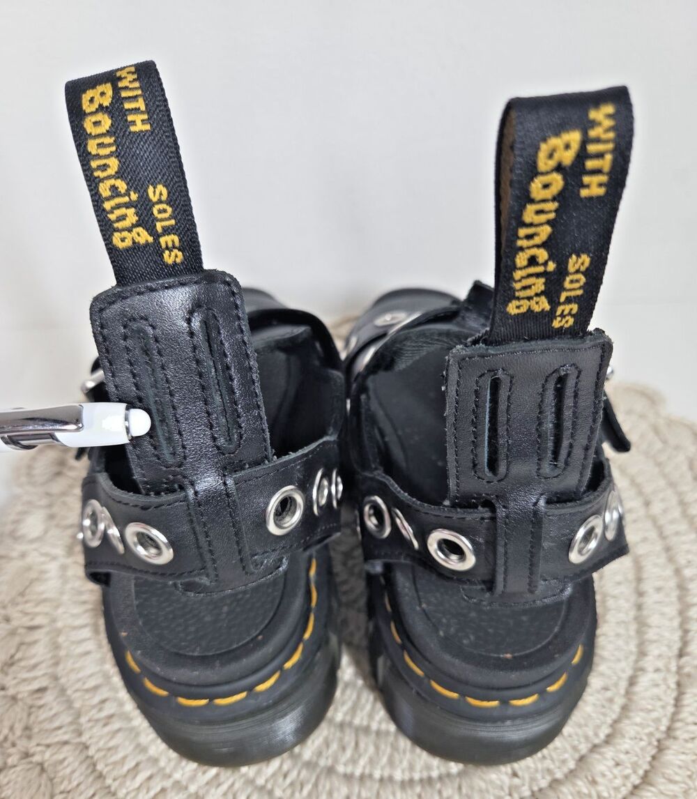 Dr. Martens Ricki Hardware Nappa Lux Leather Platform Sandals Womens US Size 5 * - Picture 13 of 14
